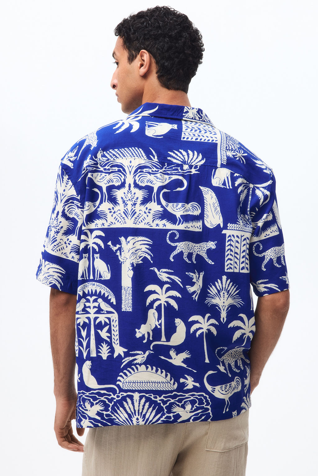 Camisa resort estampada Relaxed Fit - H&m фото 6