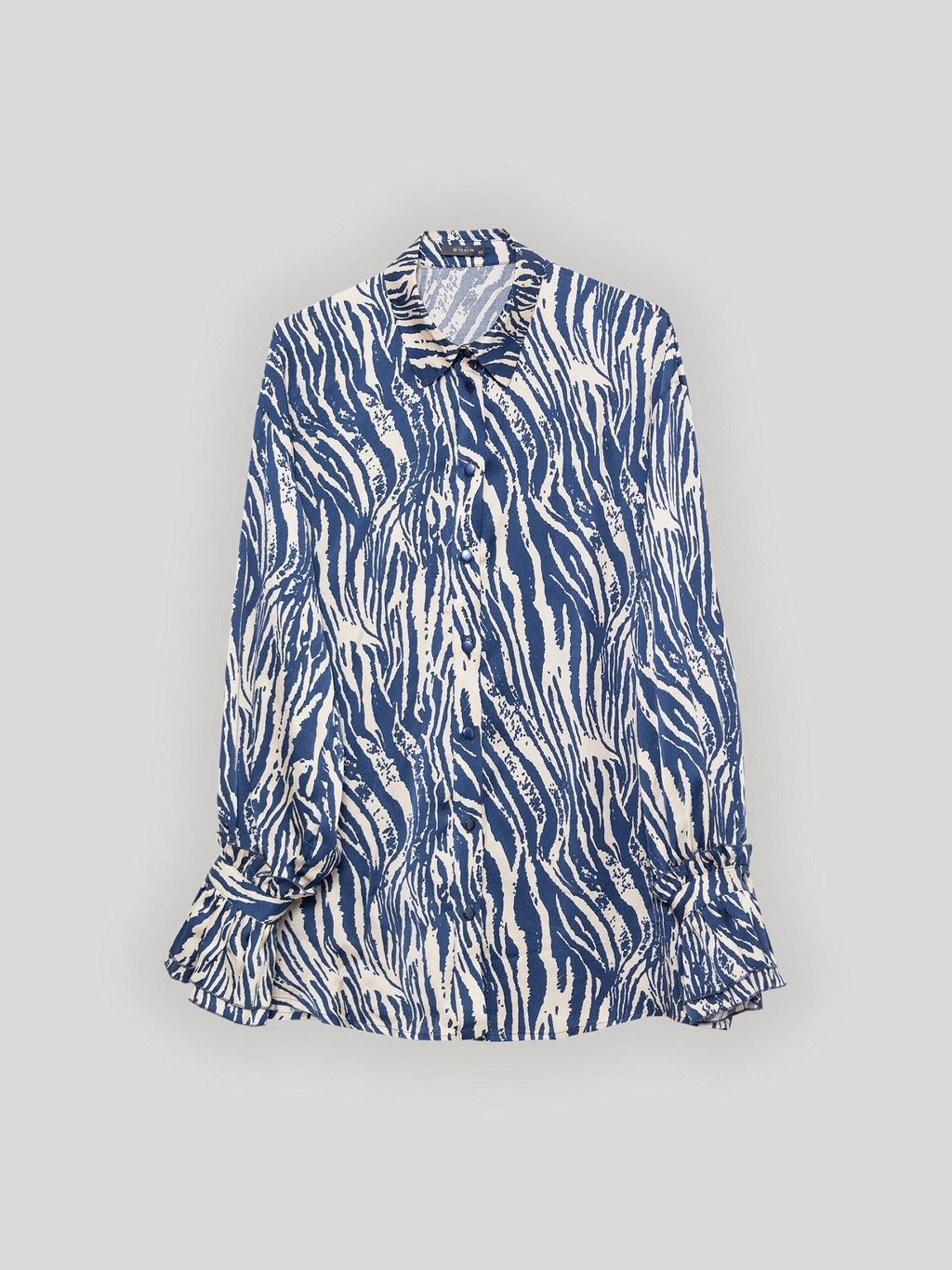 Рубашка с абстрактным принтом B2903/fleur - Emka фото 6