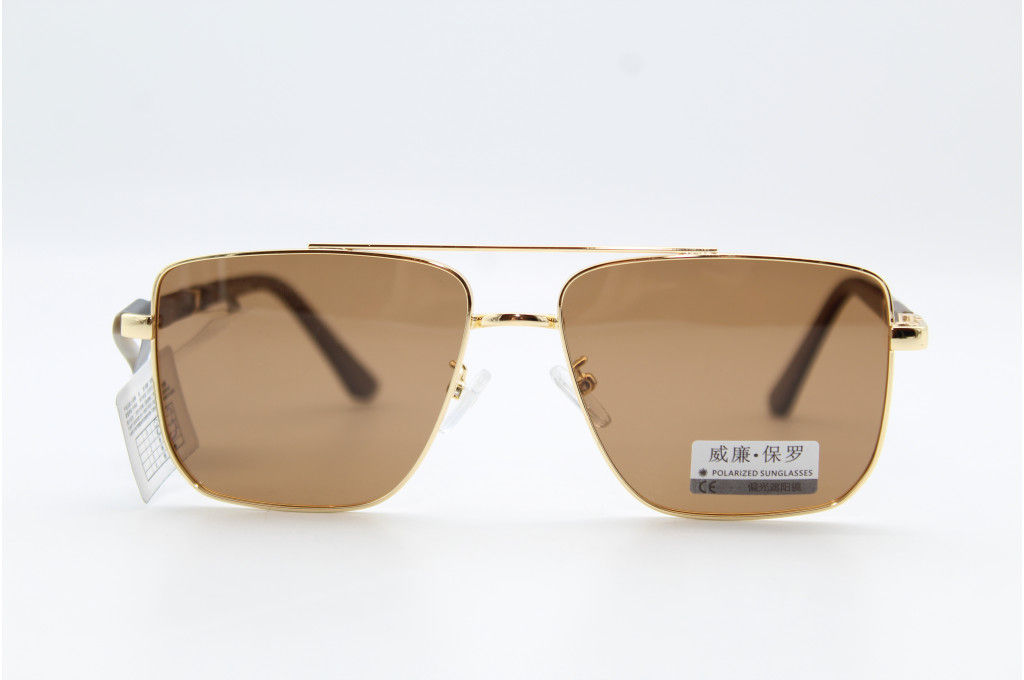 Солнцезащитные очки WILIBOLO (Polarized) 8025 57-16-142 С3 коричн.