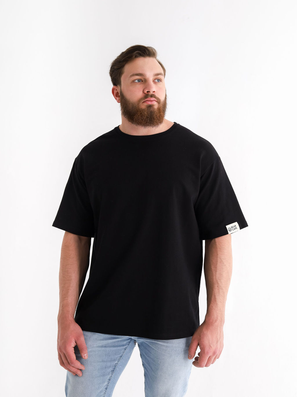 Футболка oversize Bearcape Ф2 (чёрная)