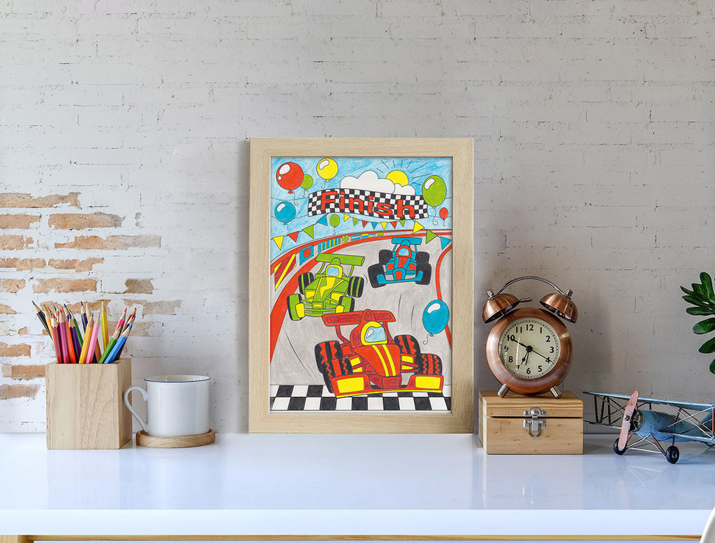 ФРЕЯ PNBK-015 Победный финиш Набор для раскрашивания по номерам карандашами 29.5 х 20.5 см 1 л  фото 4