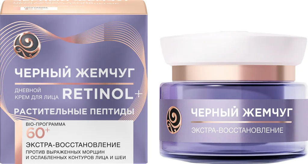 ЧЕРН.ЖЕМЧУГ 60+ д/лица крем BIO-программа бан.50мл
