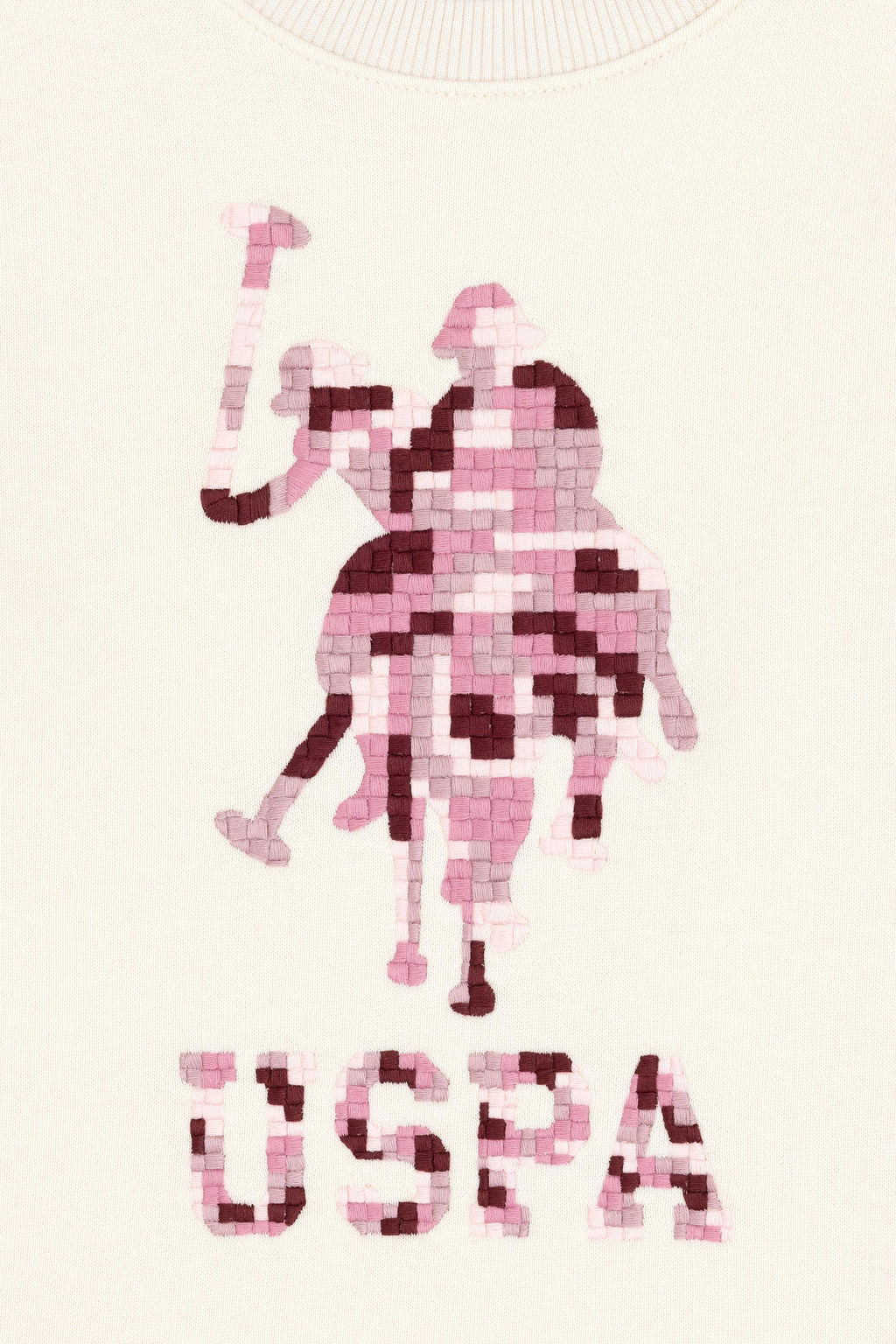 Кремовый свитшот для девочки Неожиданная скидка в корзине - U.s. polo assn фото 4