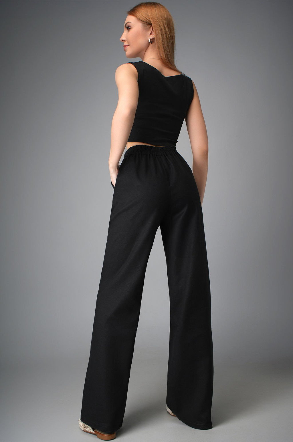 Женские льняные брюки Happyfox - Happy fox фото 5