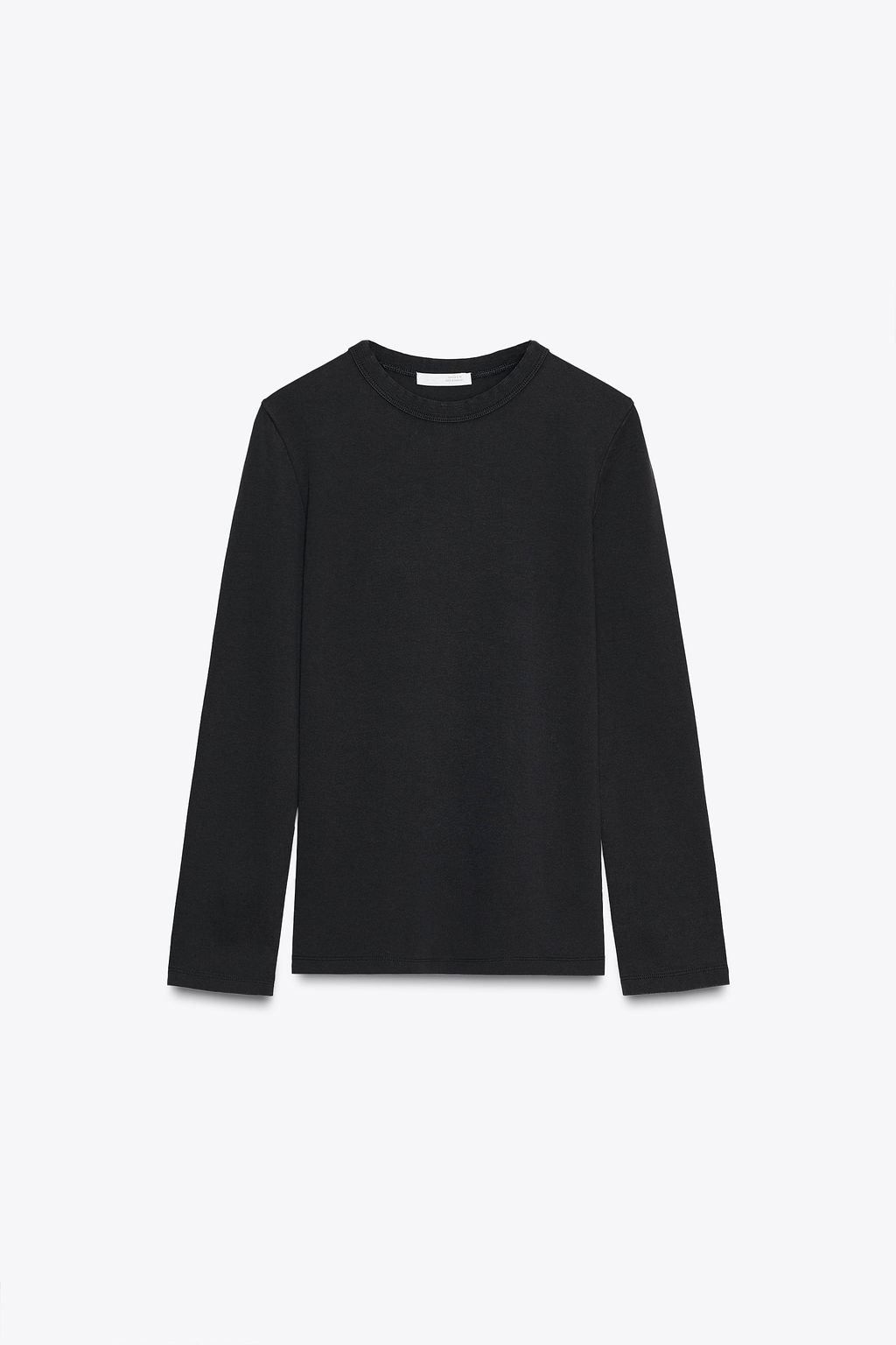 INTERLOCK LONG SLEEVE T-SHIRT - Zara фото 4