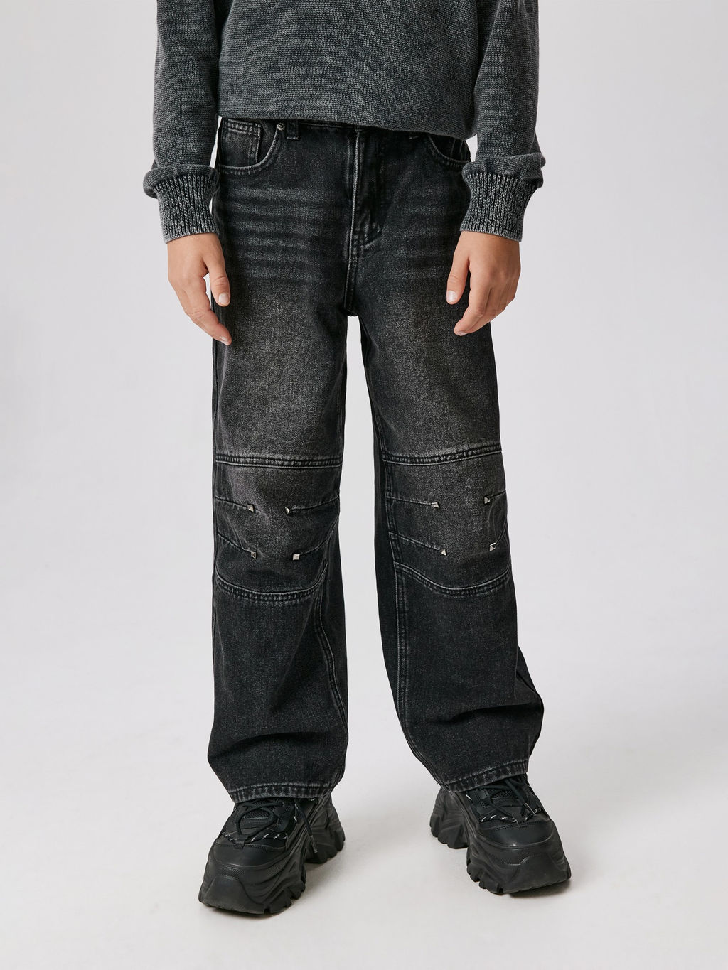 ACOOLA / Брюки джинсовые детские для мальчиков Nomu черный