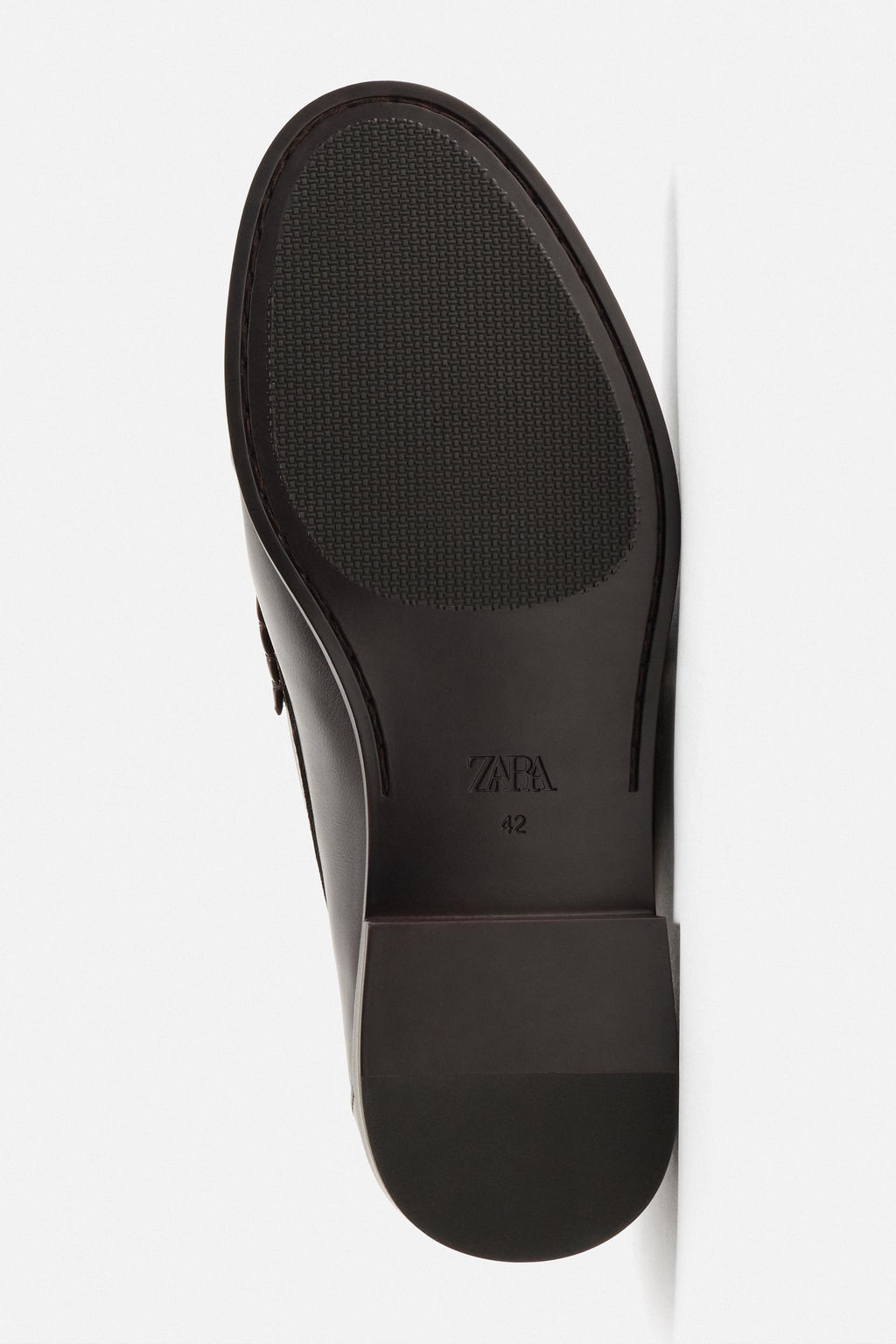 LEATHER PENNY LOAFERS - Zara фото 4