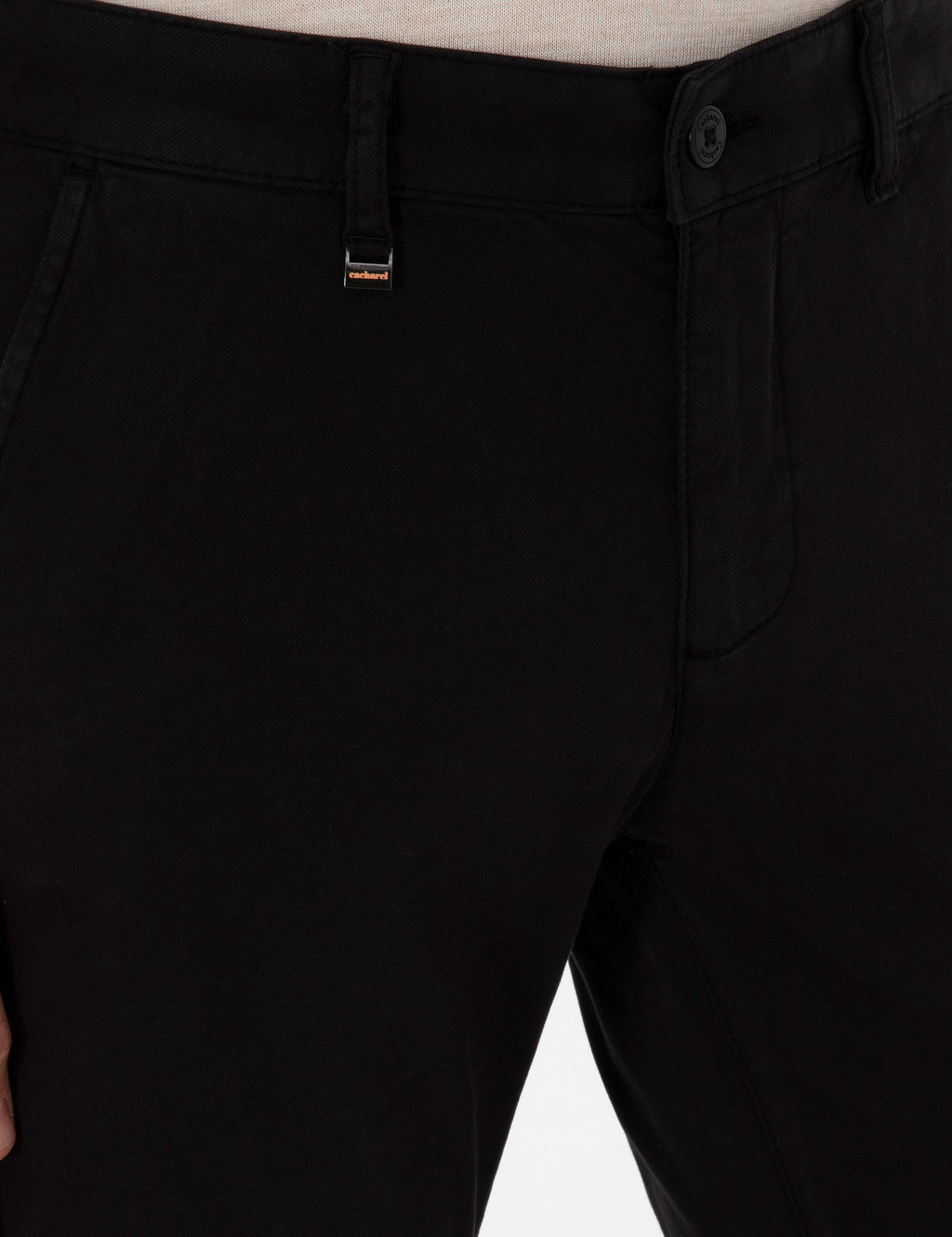 Siyah Slim Fit Kanvas Pantolon - Cacharel фото 5