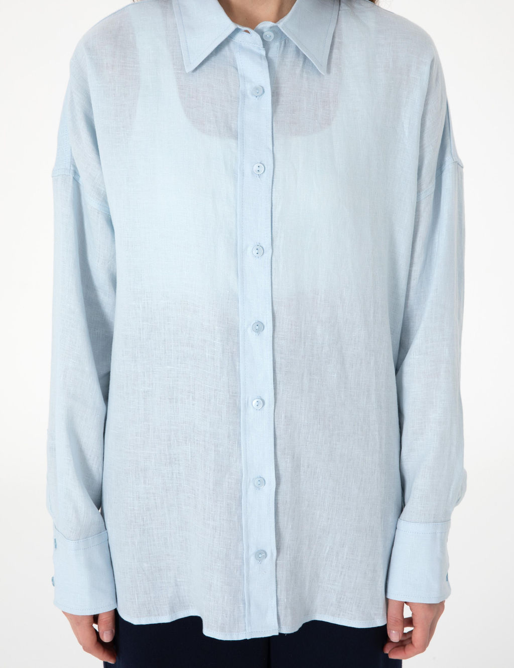 A__k Mavi Oversize Uzun Kollu G_mlek - Pierre cardin фото 6