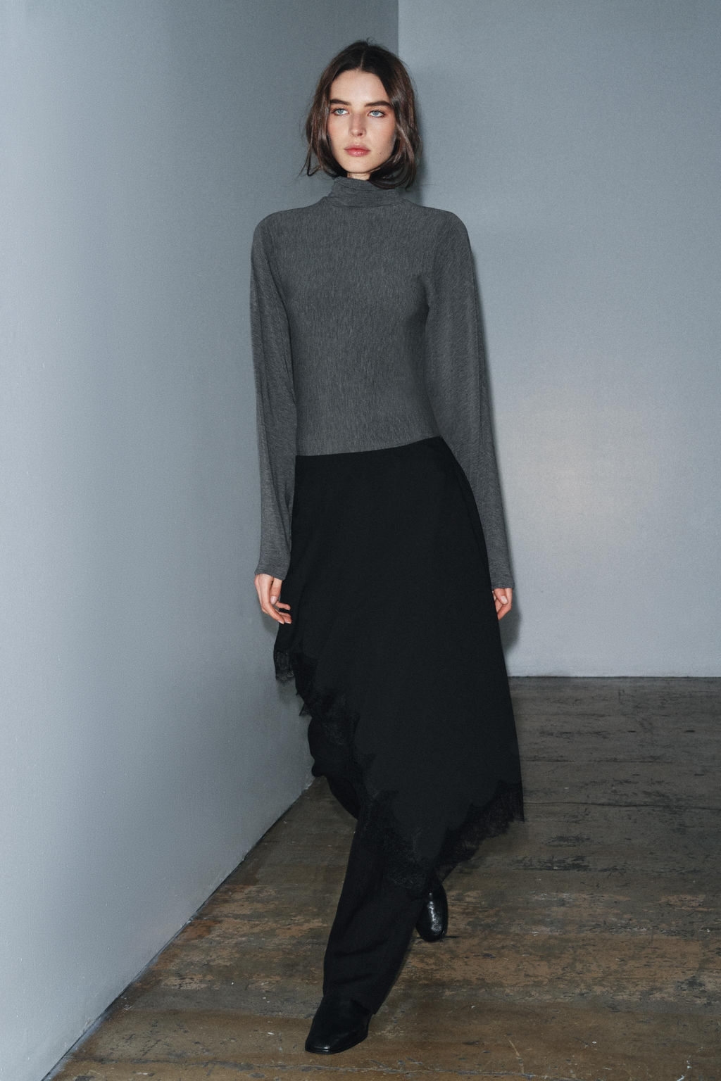 ASYMMETRIC LACE SKIRT ZW COLLECTION - Zara фото 12