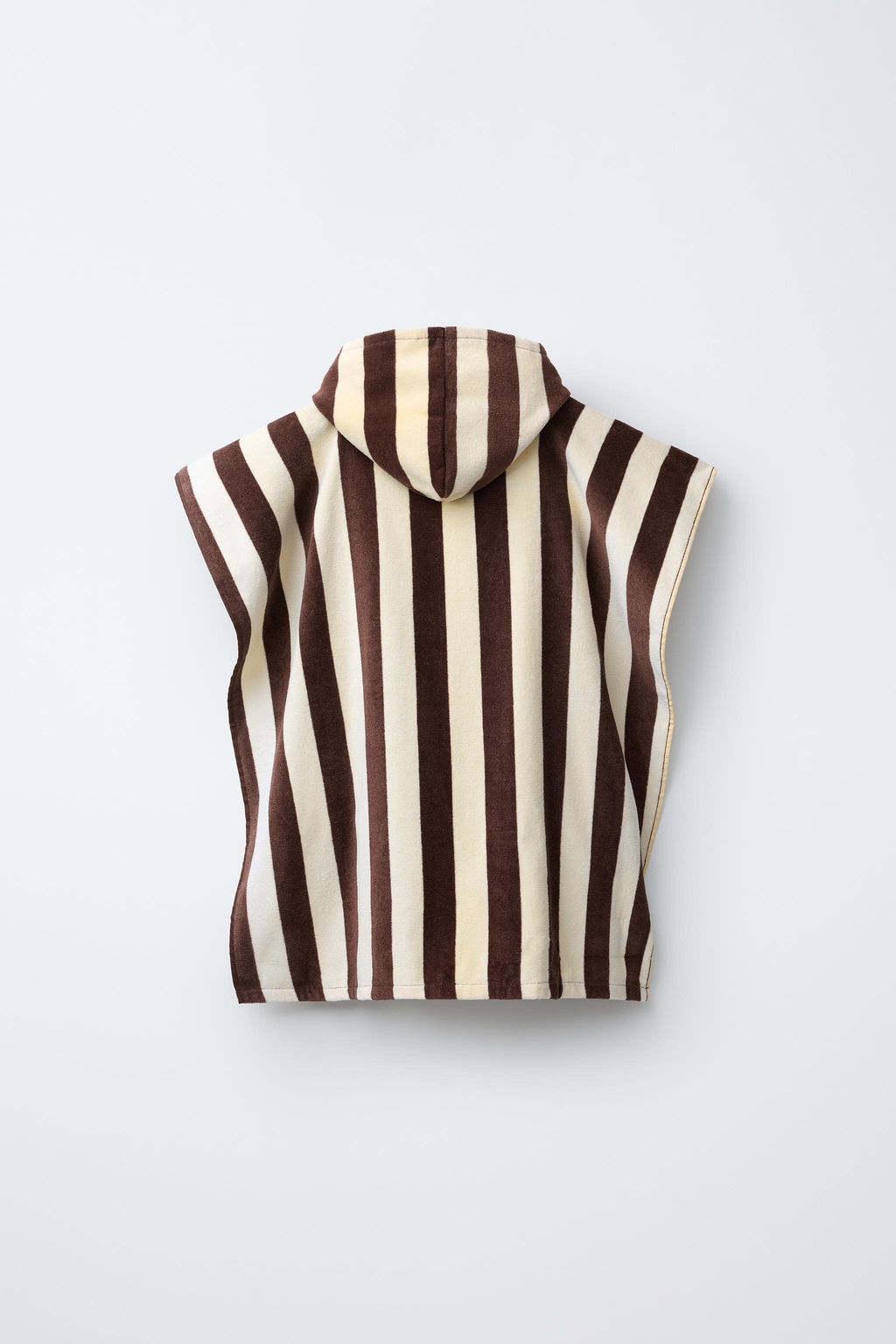 PONCHO TOALLA RAYAS / Marr?n - Zara фото 2