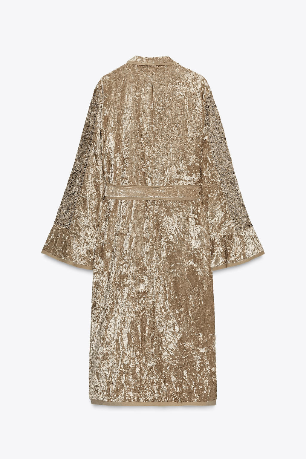 ZW COLLECTION LIMITED EDITION EMBROIDERED VELVET KIMONO - Zara фото 6