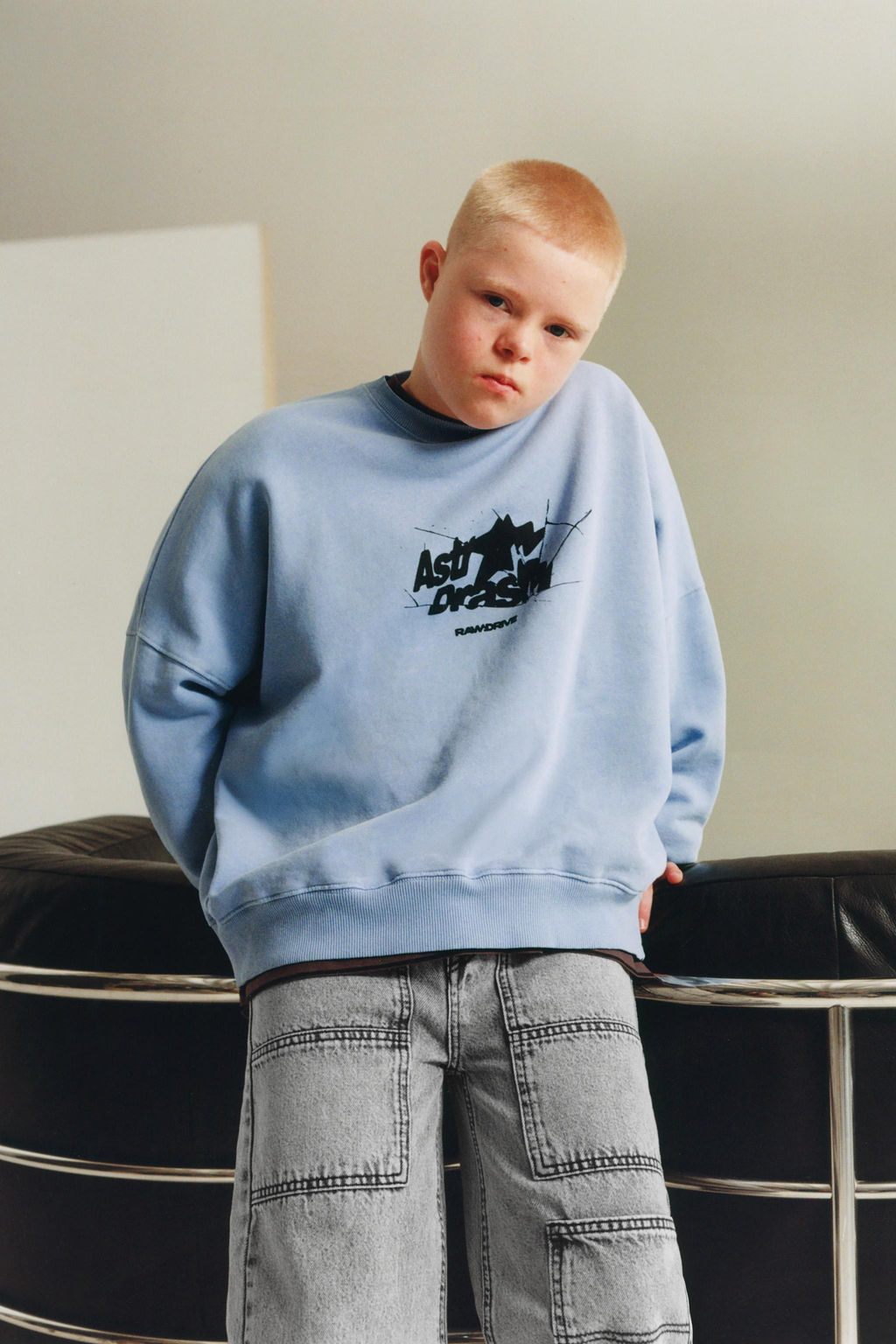 PRINTED SWEATSHIRT WITH SLOGAN - Zara фото 5