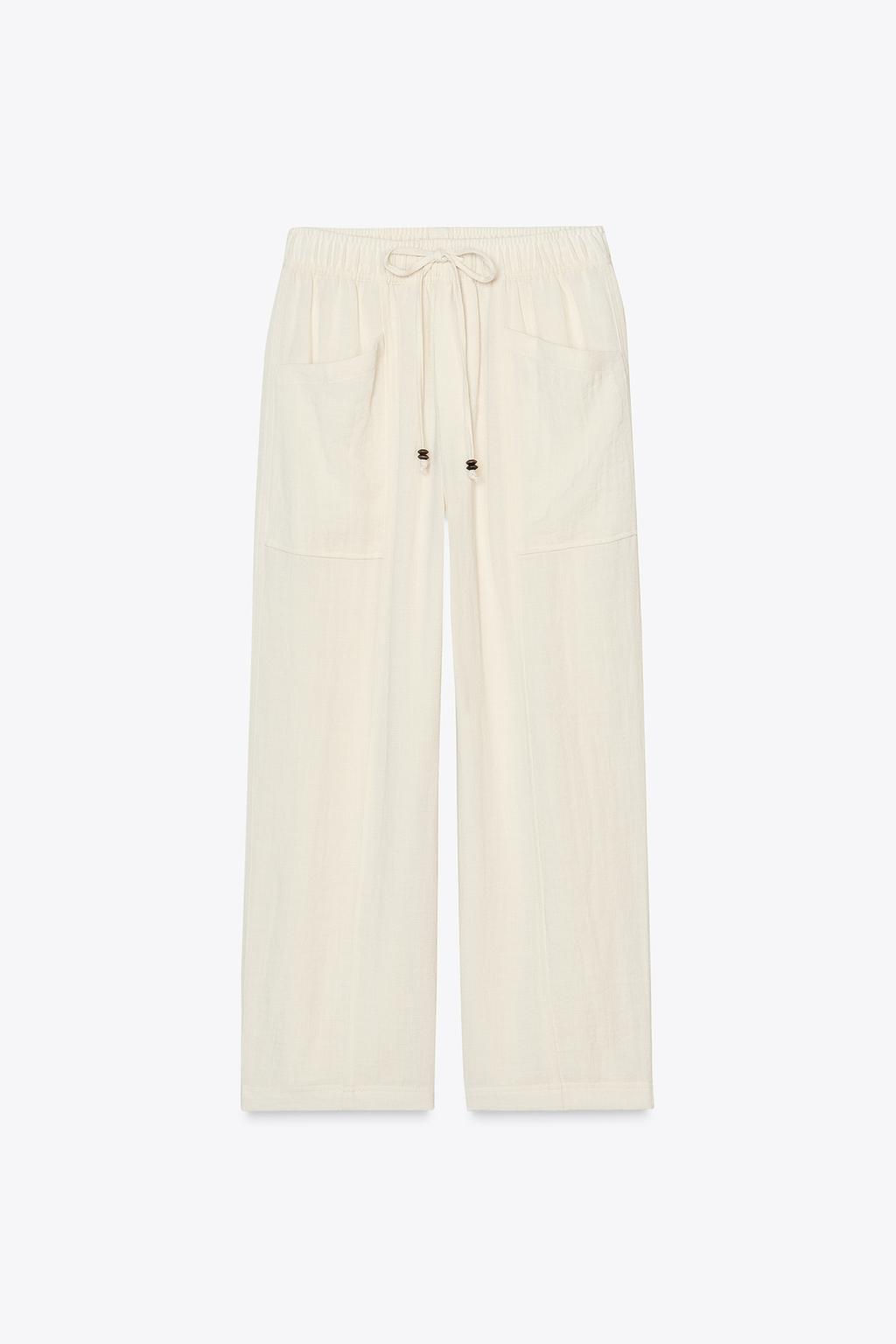 RUSTIC TROUSERS WITH ELASTIC WAIST - Zara фото 13