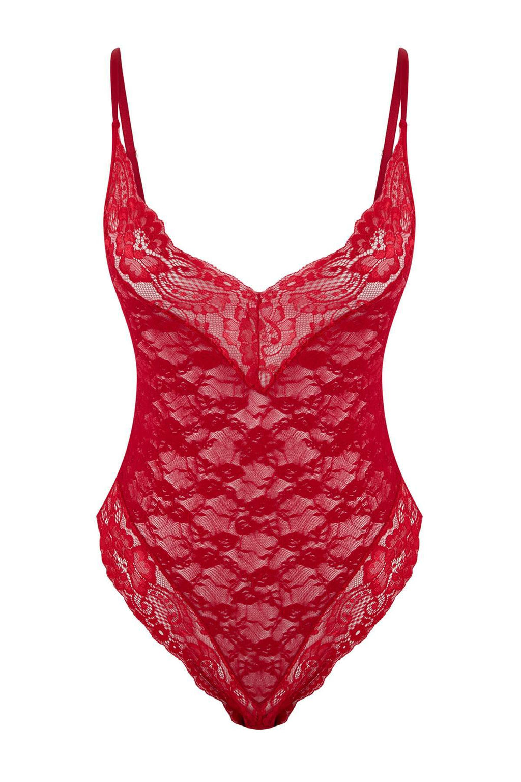 Siyah Dantel Fitted Kaps?z Body THMSS26BD00003 - Trendyolmilla фото 3
