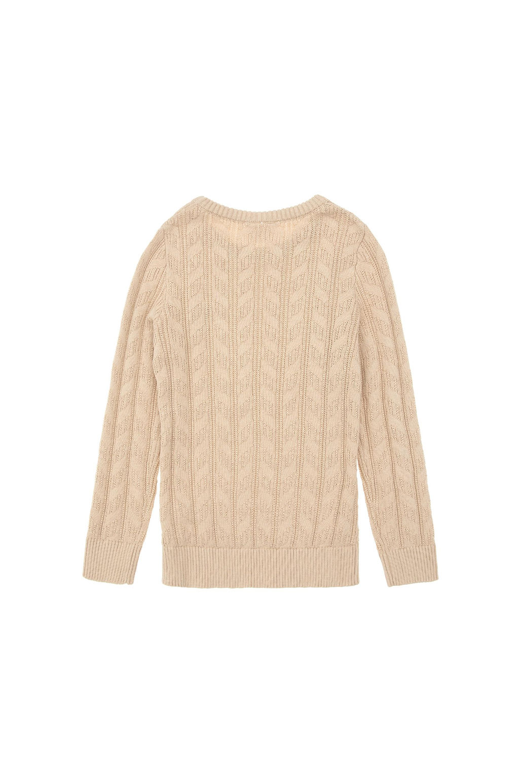 Базовый свитер песочного цвета для мальчика Неожиданная скидка в корзине - U.s. polo assn фото 3