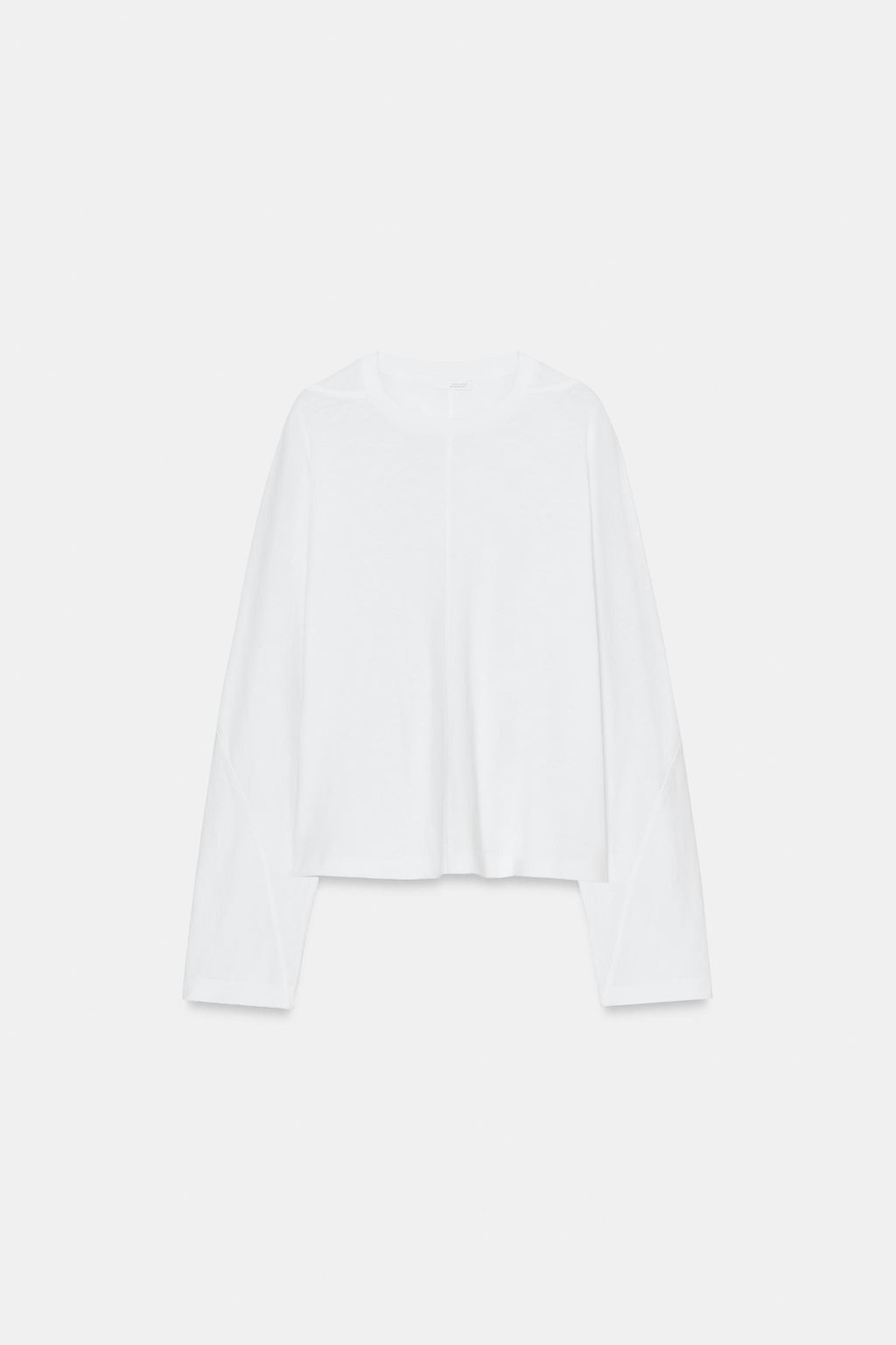 LONG SLEEVE SEAM T-SHIRT - Zara фото 5