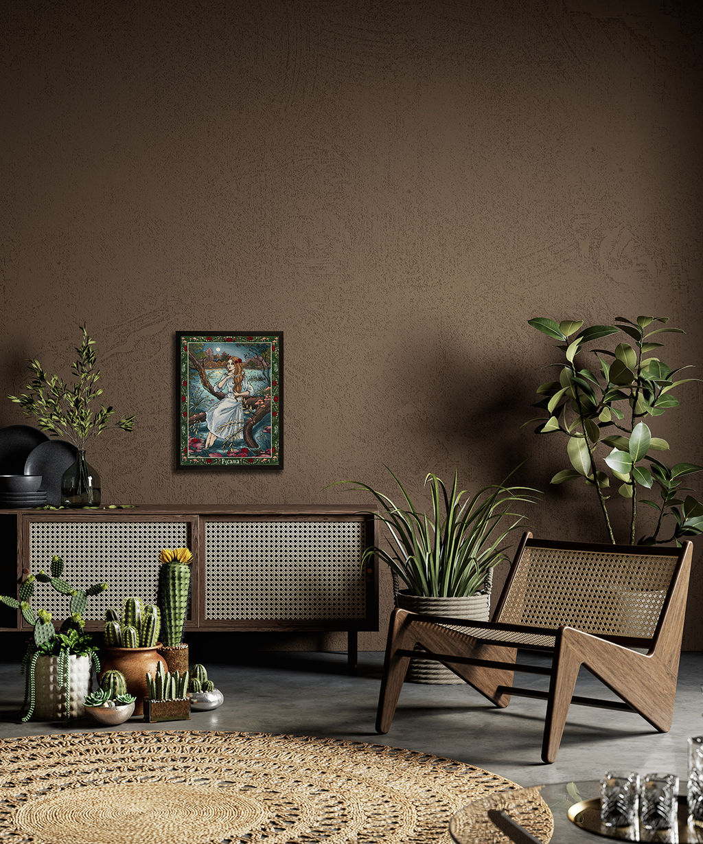 Набор для вышивания PANNA Золотая серия VS-7444 Славянская мифология. Русалка 27 х 36.5 см