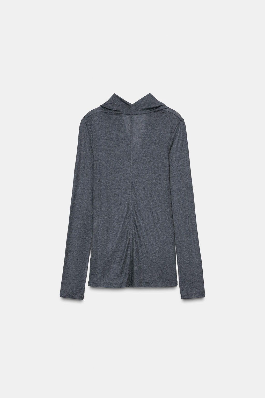 DRAPED T-SHIRT WITH LYOCELL - Zara фото 5