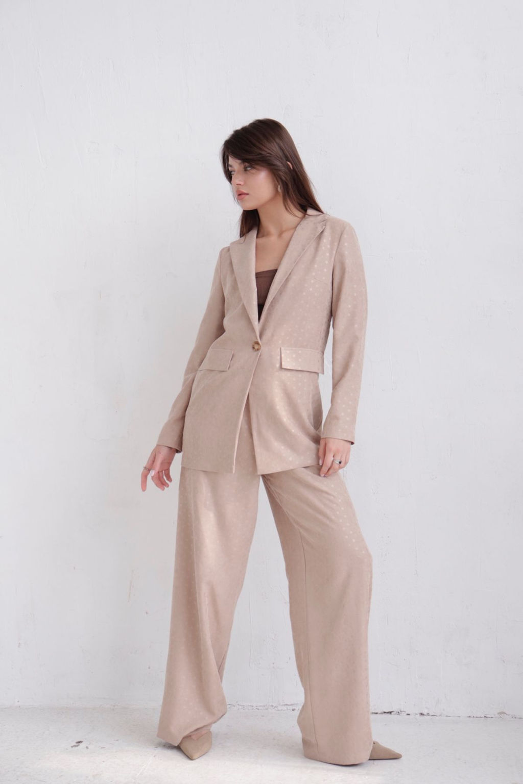 Жакет удлинённый с английским воротником - Martichelli фото 136