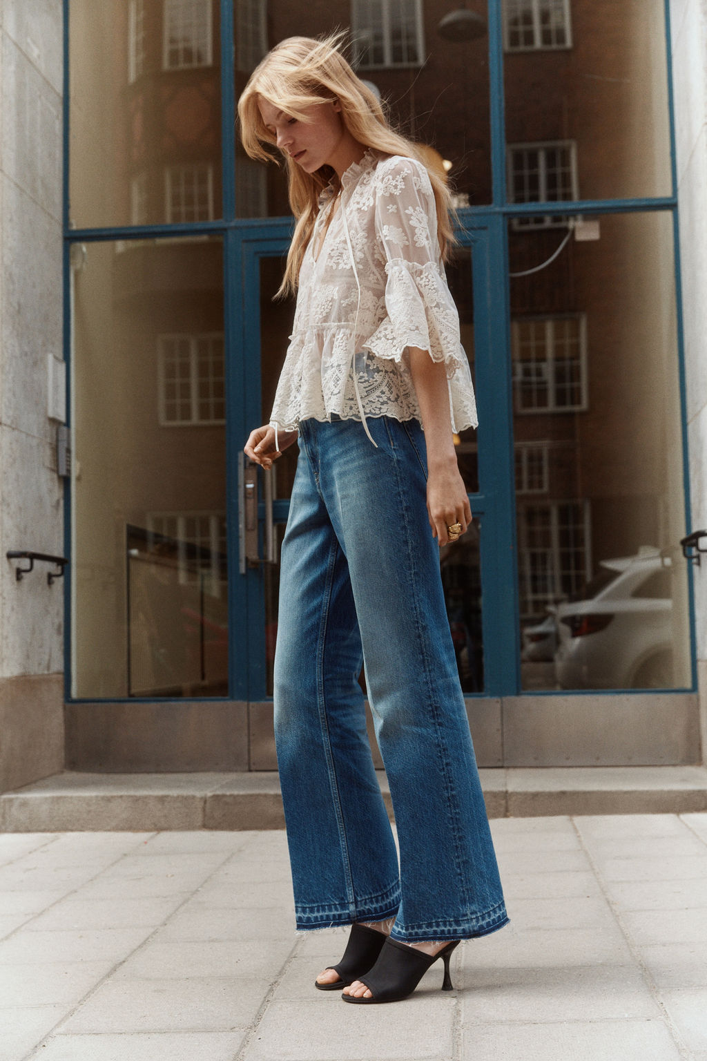 High Flared Jeans - H&m фото 6