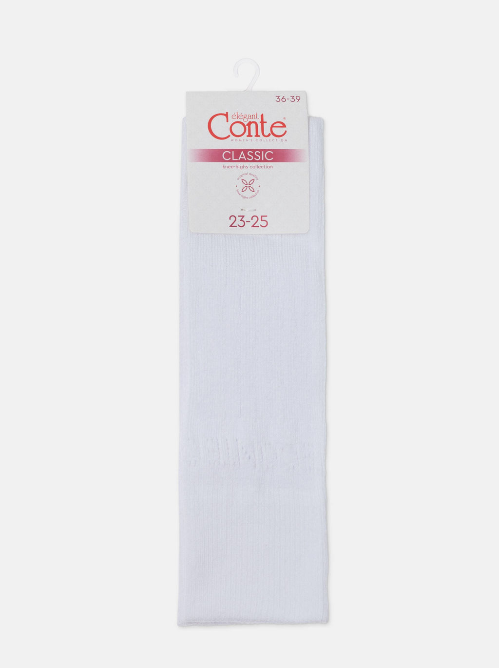 Цена за 2 пары. Носки Удлиненные CONTE CLASSIC Гольфы женские белый - Conte elegant фото 20