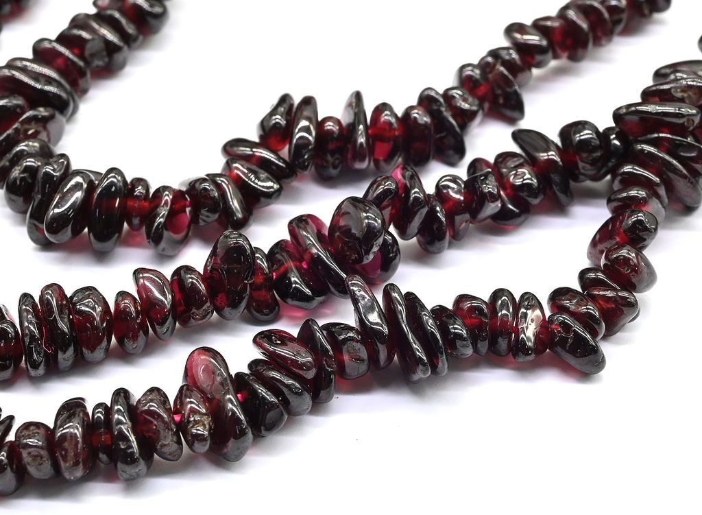 Бусы крошка 77см из граната