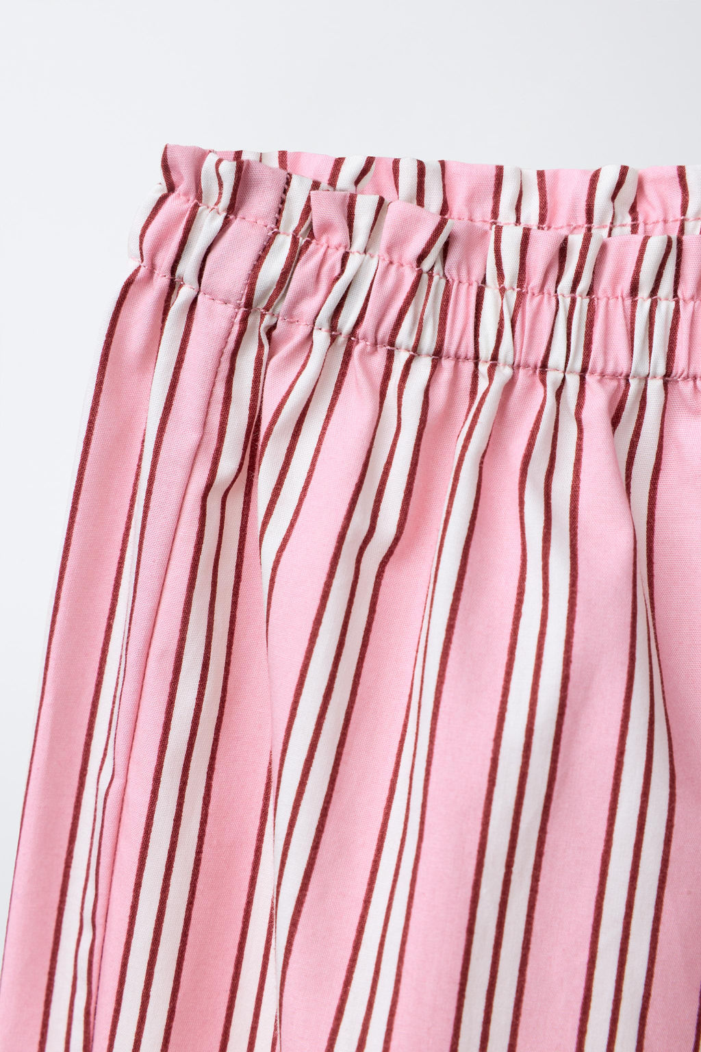 6-14 YEARS/STRIPED SHIRT AND TROUSER PYJAMAS WITH BOWS - Zara фото 8