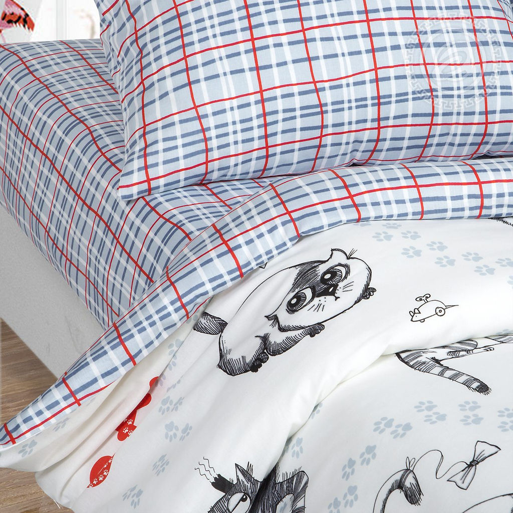 Мейсон 1,5 сп./Пододеяльник: 1 шт. - 215*145; Простыня: 1 шт. - 214*150; Наволочка: 2 шт. - 70*70; Поплин детский - Артпостель фото 4