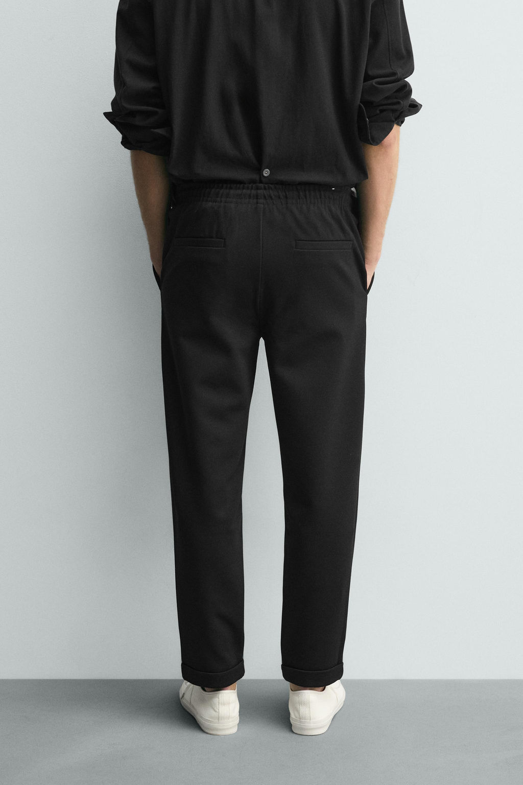 PANTAL?N CINTURA JOGGER EASY CARE / Negro - Zara фото 14