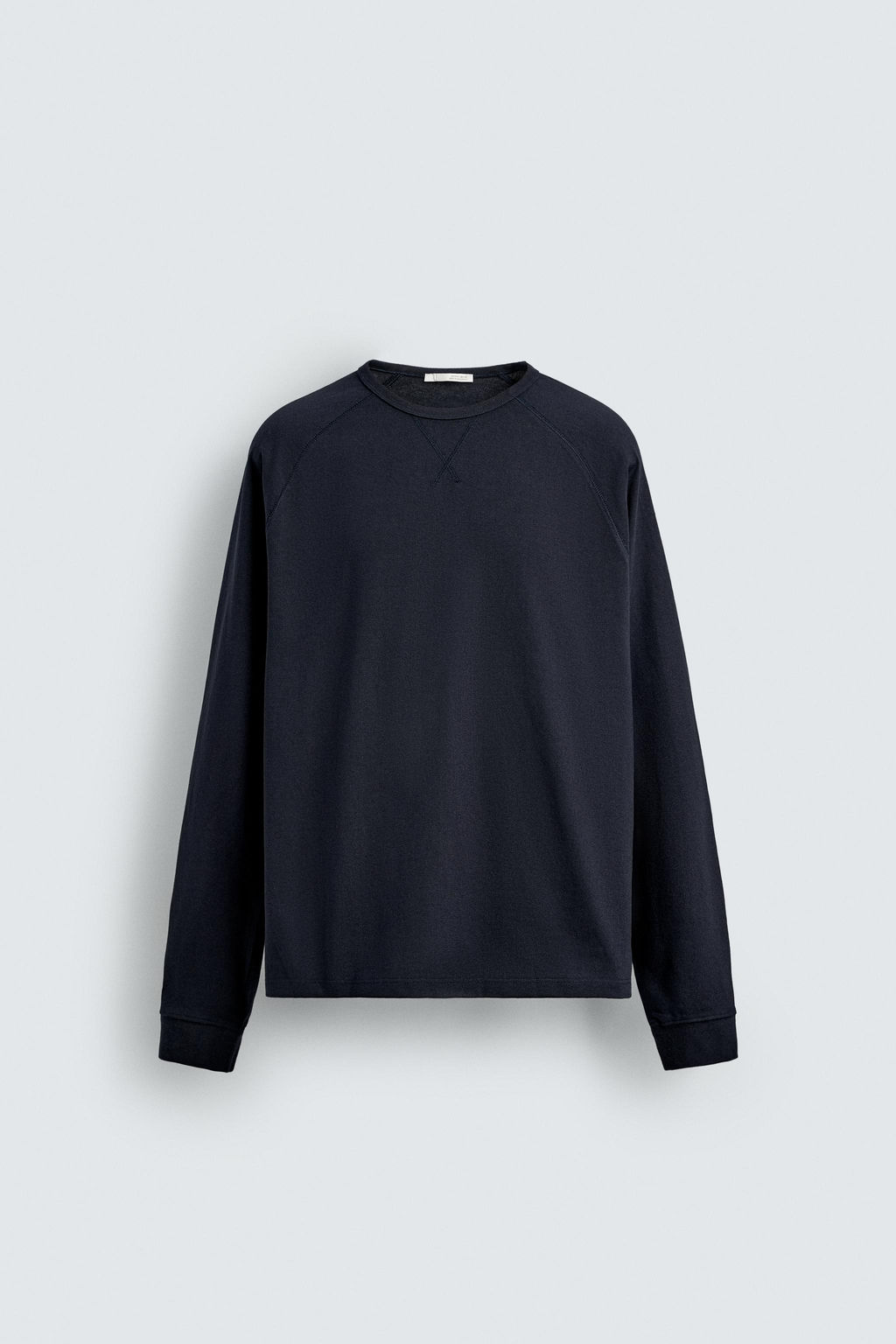 CAMISETA HEAVYWEIGHT CREWNECK / Azul profundo - Zara фото 7