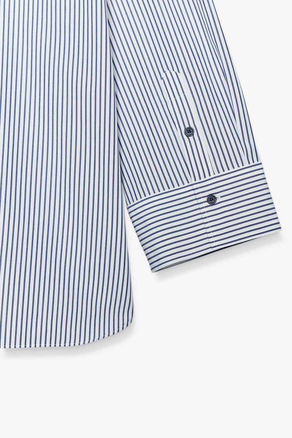 STRIPED POPLIN SHIRT ZW COLLECTION - Zara фото 9