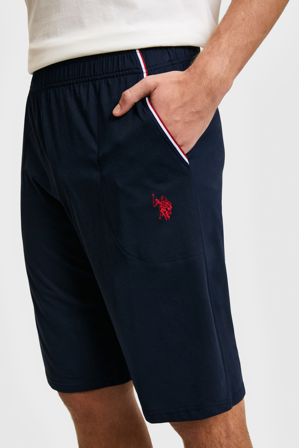 Erkek Beyaz Pijama Tak_m_ - U.s. polo assn фото 5