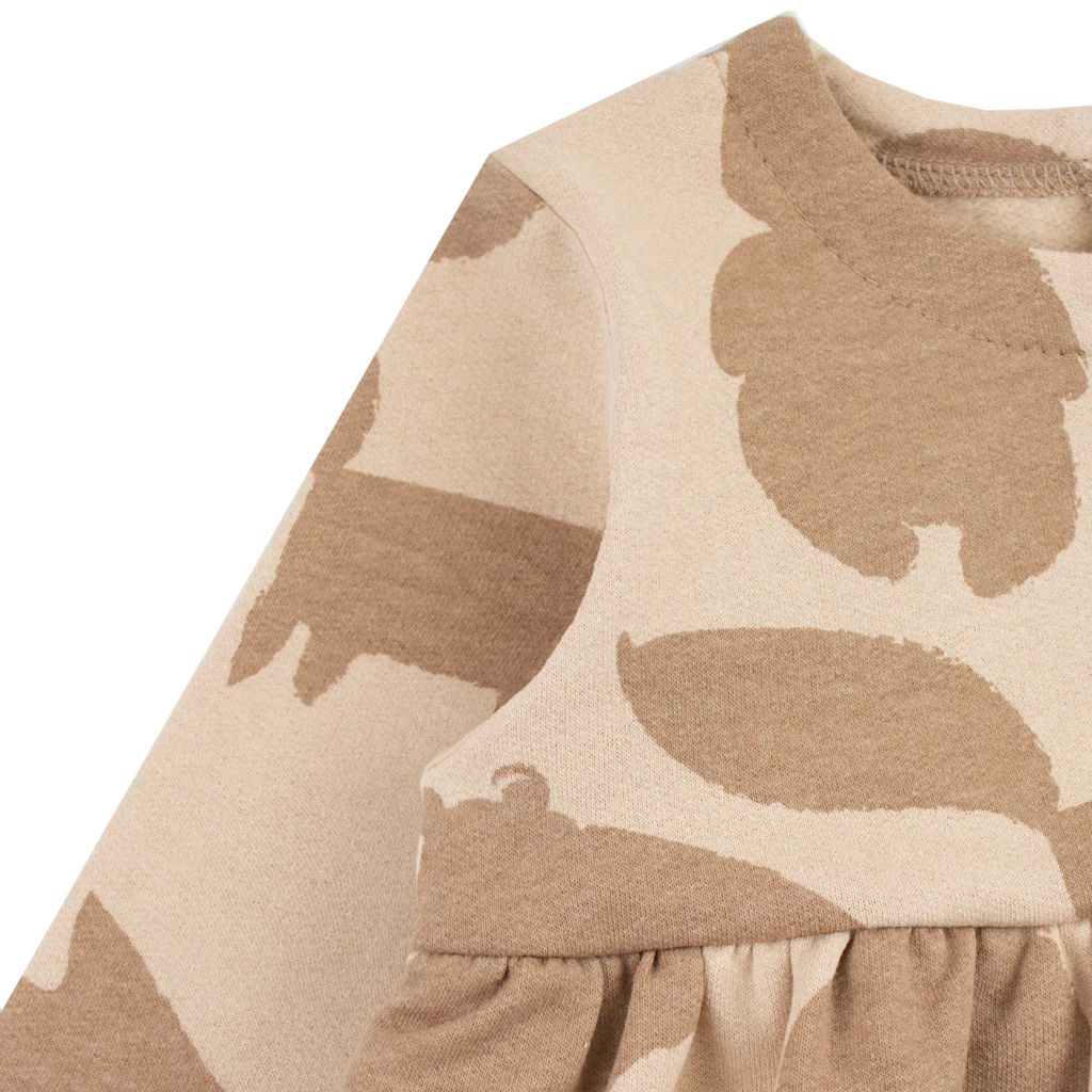 Боди-платье Youlala футер 2-нитка начес из хлопка  фото 8