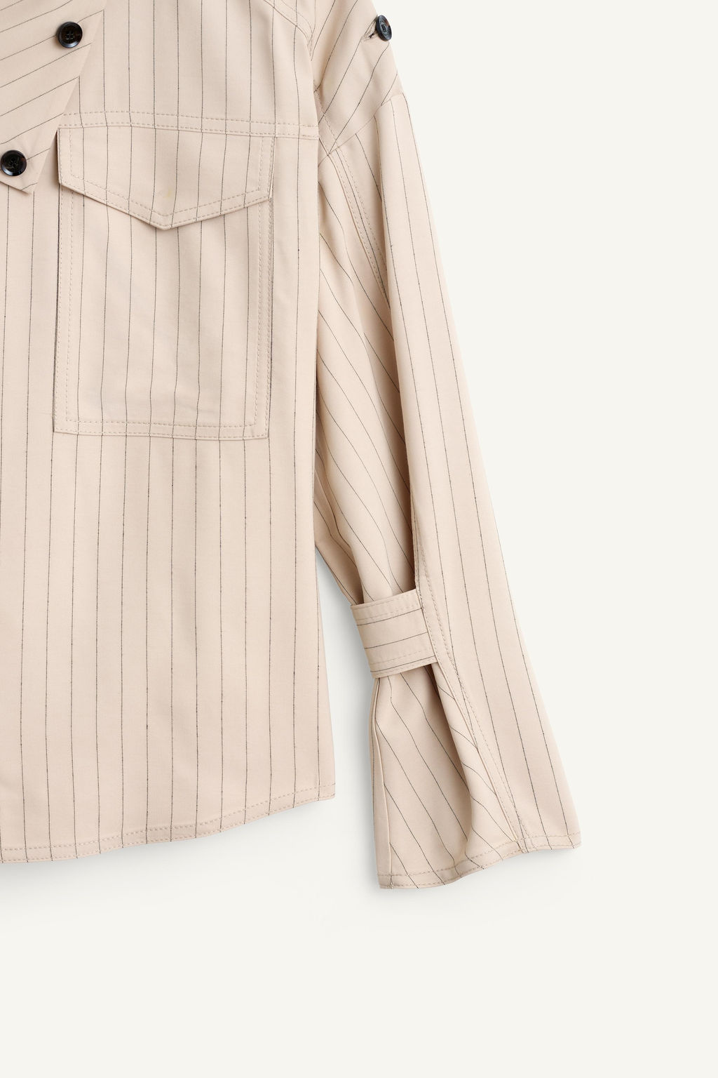 STRPD PCKT SHRT - Zara фото 6