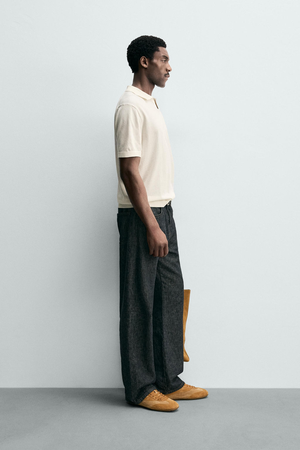 POLO PUNTO REGULAR FIT / Crudo - Zara фото 4