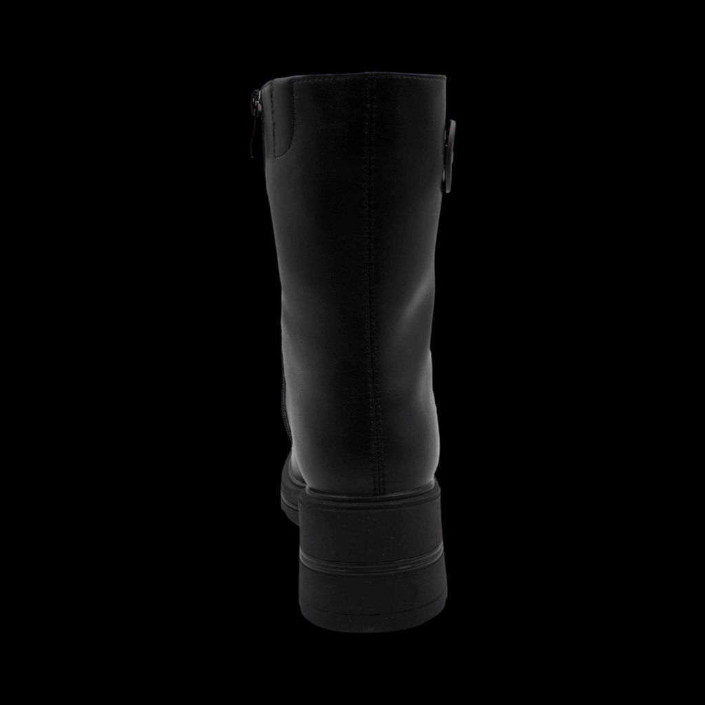 Ботинки из натуральной кожи на меху РМ-084-1 черные - Sport фото 4