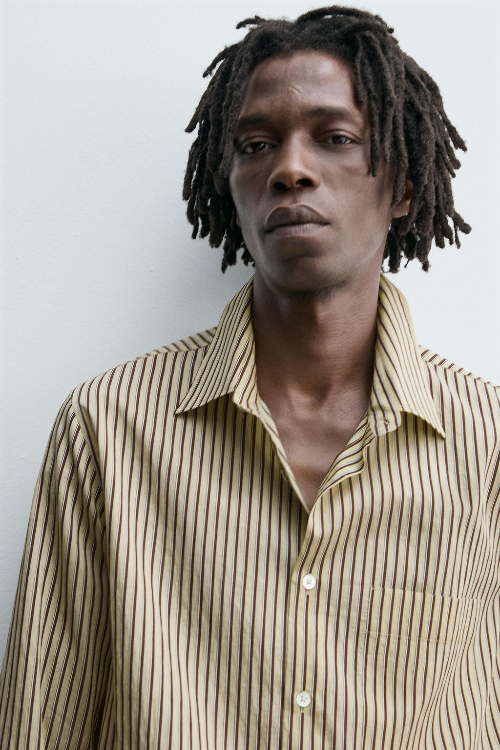 STRIPED FLOWING SHIRT - Zara фото 6