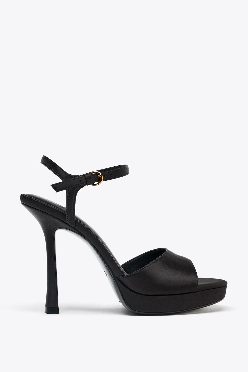 SATIN-EFFECT HEELED SANDALS - Zara фото 11