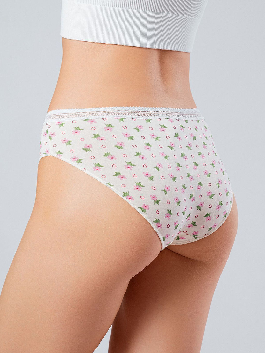 Женские трусы слипы Indefini (Арт.124000-3142LUF)  фото 3