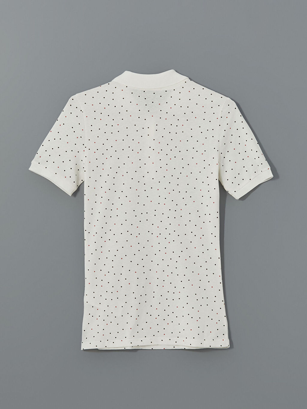 LC Waikiki Ekru Polo Yaka Desenli Kad_n Ti__rt