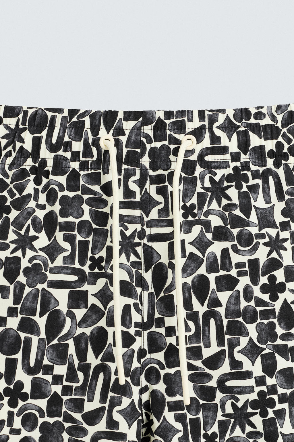 GEOMETRIC PRINT LONG SWIMMING TRUNKS - Zara фото 7