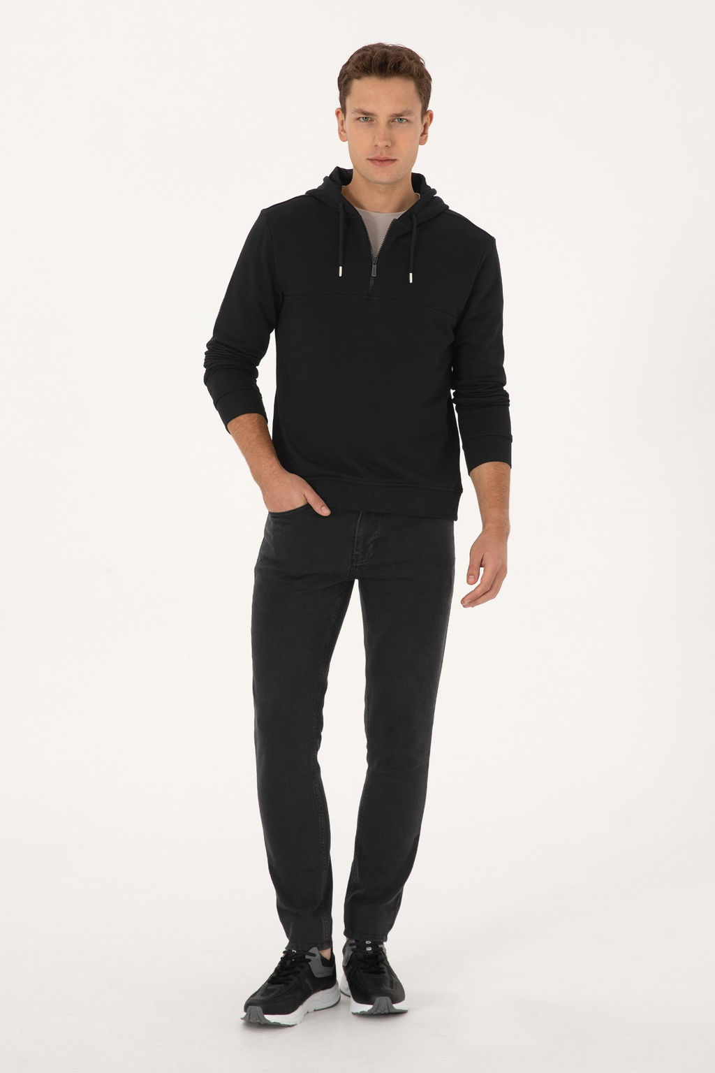 Erkek Siyah Sweatshirt - U.s. polo assn фото 4