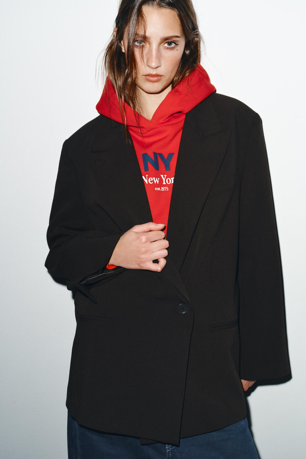 OVERSIZE DOUBLE-BREASTED BLAZER