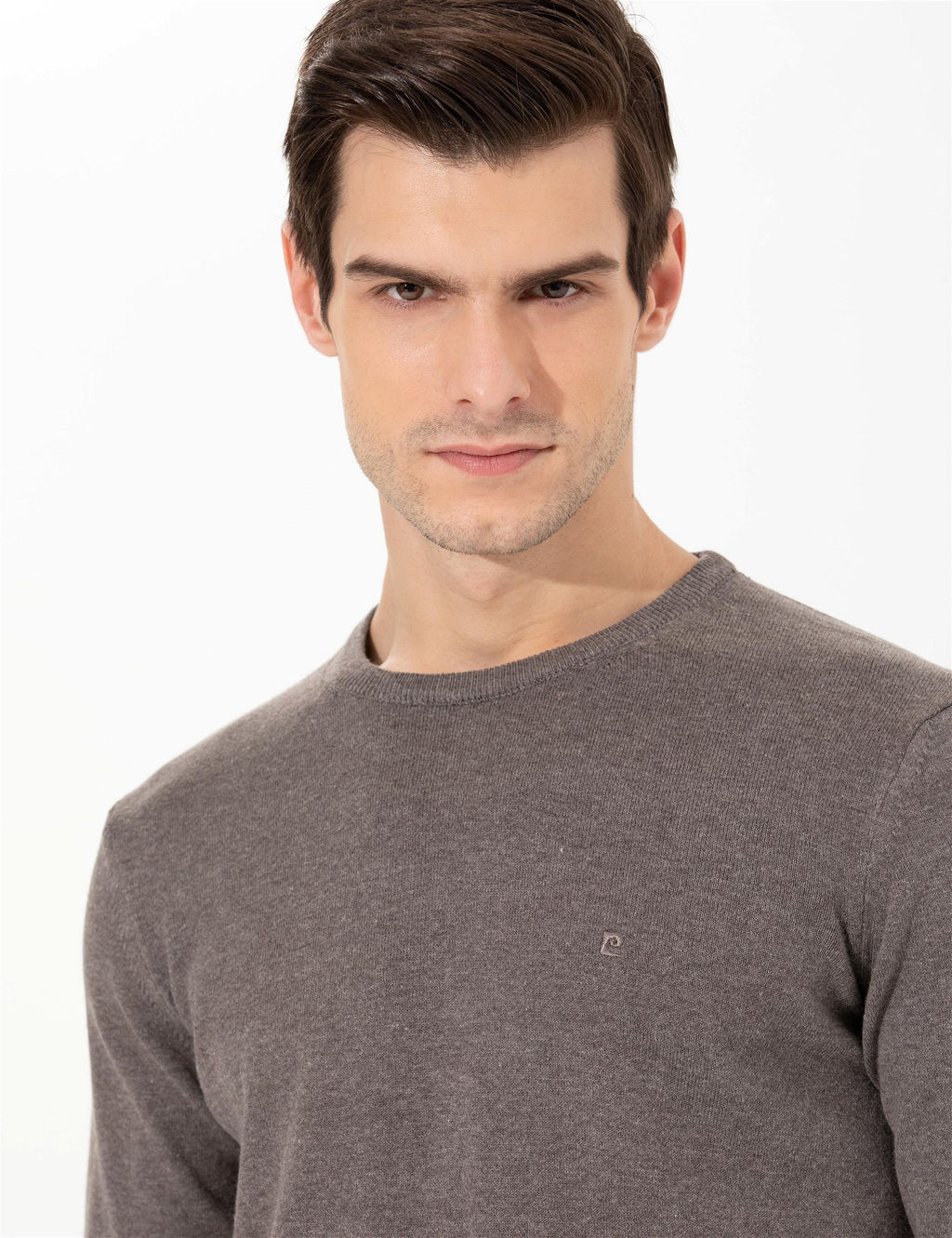 Vizon Slim Fit Bisiklet Yaka Basic Triko Kazak - Pierre cardin фото 2