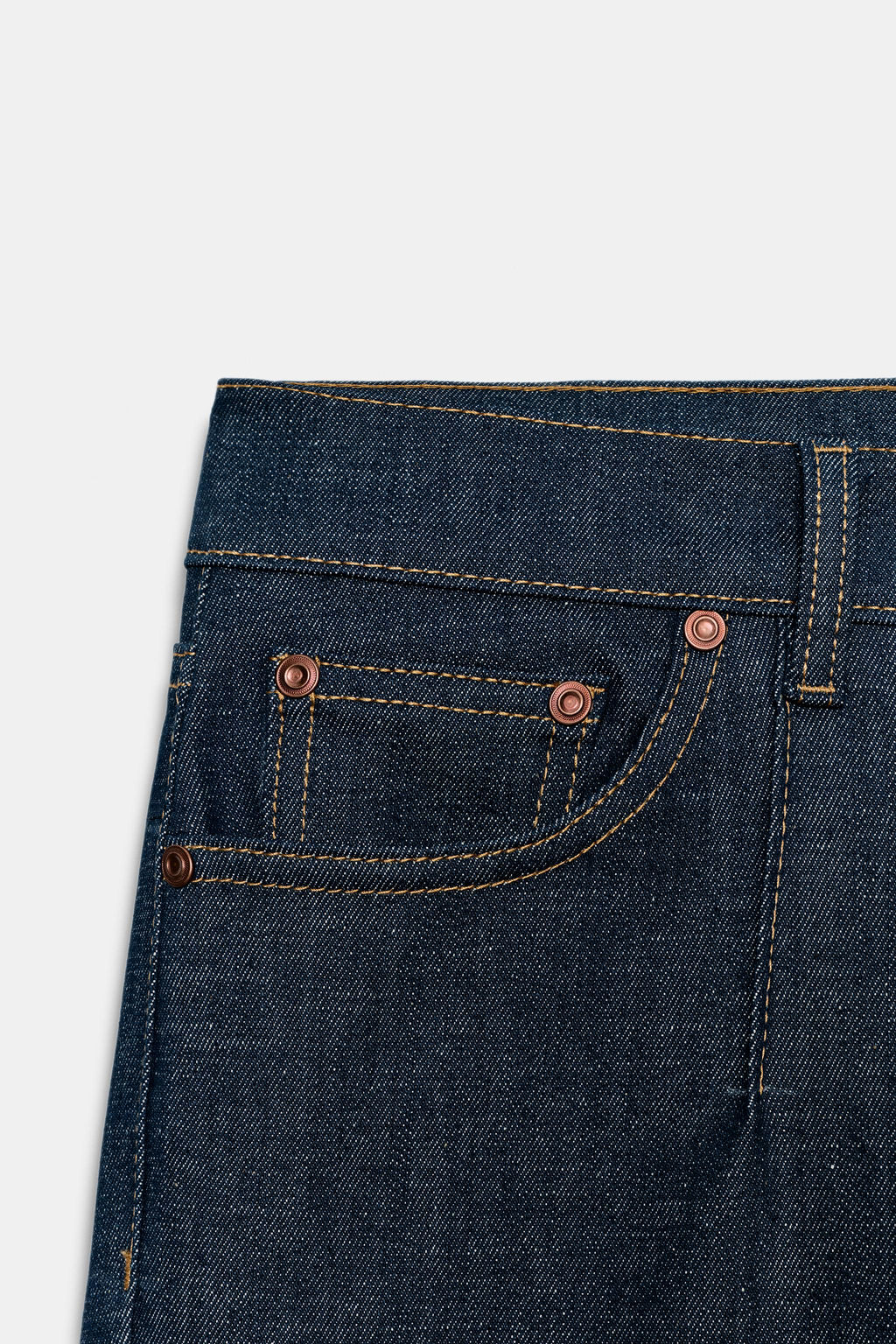 JEANS ZW COLLECTION CROPPED FLARE TIRO MEDIO / Azul - Zara фото 7