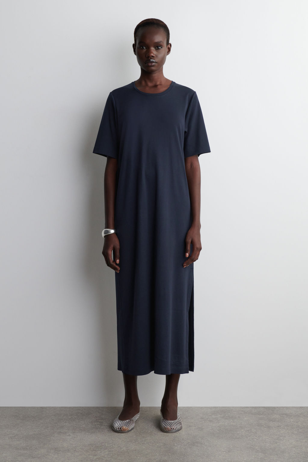 VESTIDO MIDI DE ALGOD?N CON CINTUR?N - H&m фото 5