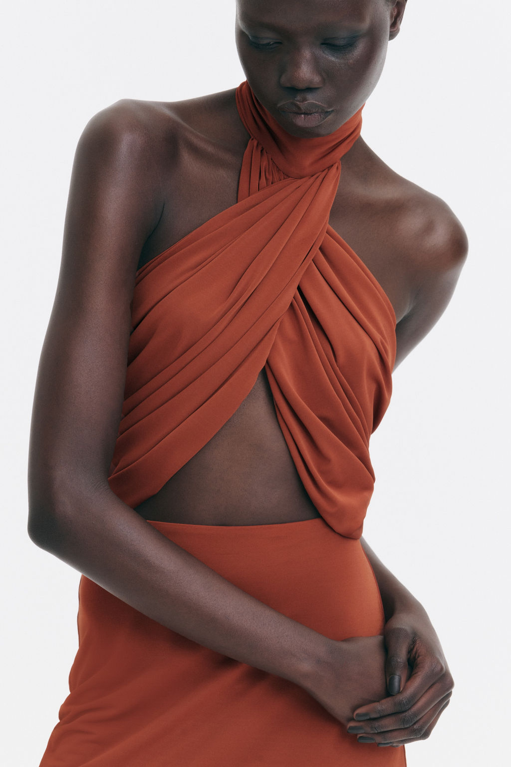Vestido cut-out con detalle cruzado - H&m фото 6
