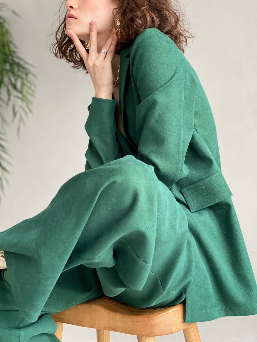 9318 Костюм брючный изумрудный - Martichelli фото 13