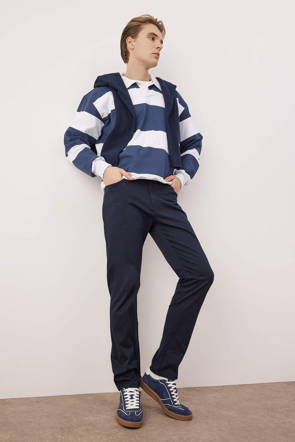 Haki Erkek Dokulu Kumas Pantolon TMNAW26PL00027 - Trendyolmilla фото 7